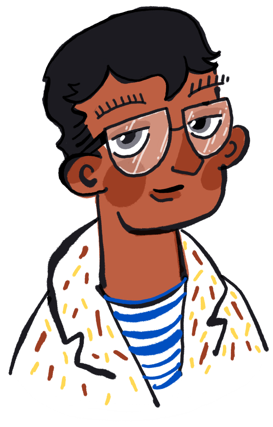 Self-colour portrait